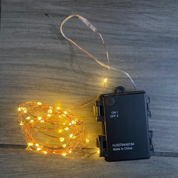 Aurora Copper Wire Fairy String Lights Battery Op - Picture 3 of 4
